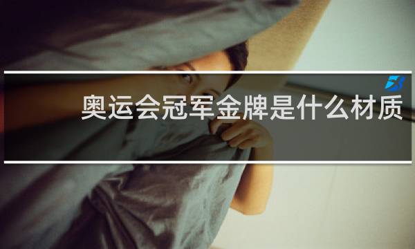 奥运会冠军金牌是什么材质