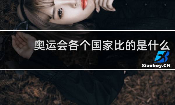 奥运会各个国家比的是什么