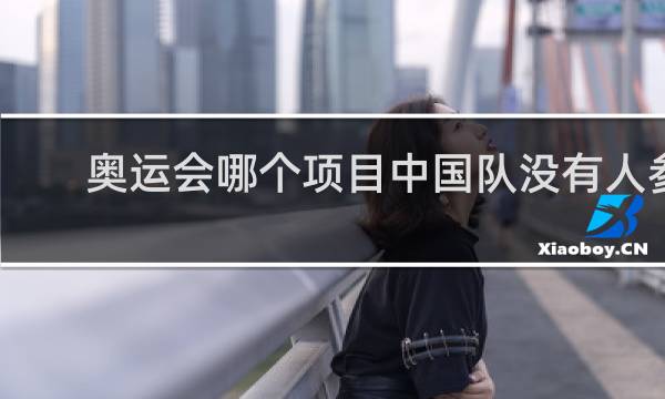 奥运会哪个项目中国队没有人参加