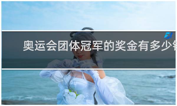 奥运会团体冠军的奖金有多少钱