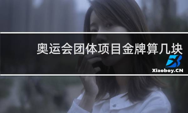 奥运会团体项目金牌算几块
