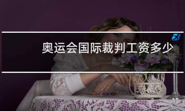 奥运会国际裁判工资多少