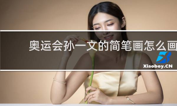 奥运会孙一文的简笔画怎么画