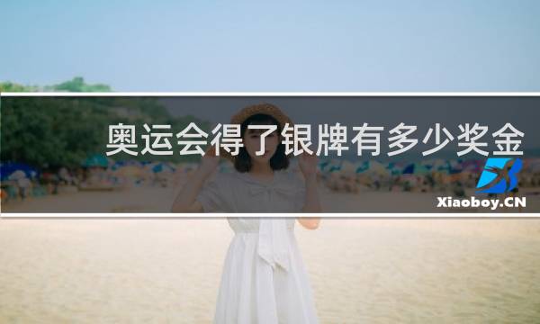 奥运会得了银牌有多少奖金