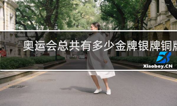奥运会总共有多少金牌银牌铜牌