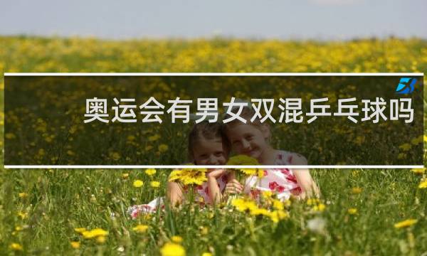 奥运会有男女双混乒乓球吗