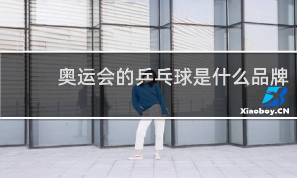 奥运会的乒乓球是什么品牌
