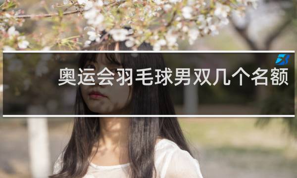 奥运会羽毛球男双几个名额
