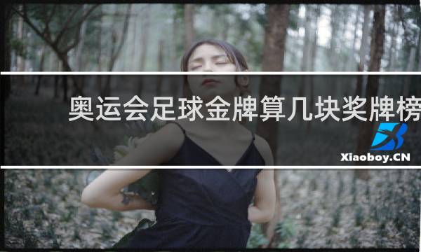 奥运会足球金牌算几块奖牌榜