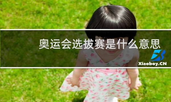 奥运会选拔赛是什么意思