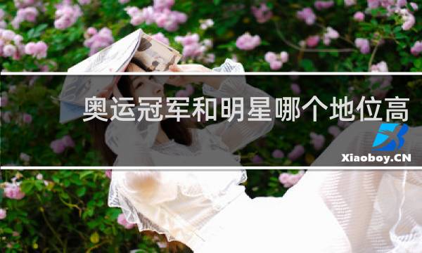 奥运冠军和明星哪个地位高