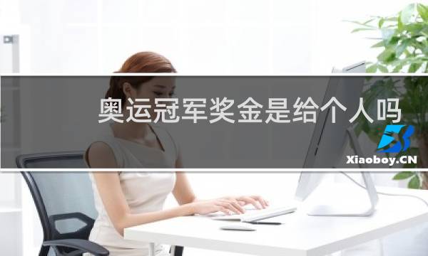 奥运冠军奖金是给个人吗