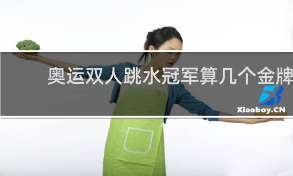 奥运双人跳水冠军算几个金牌