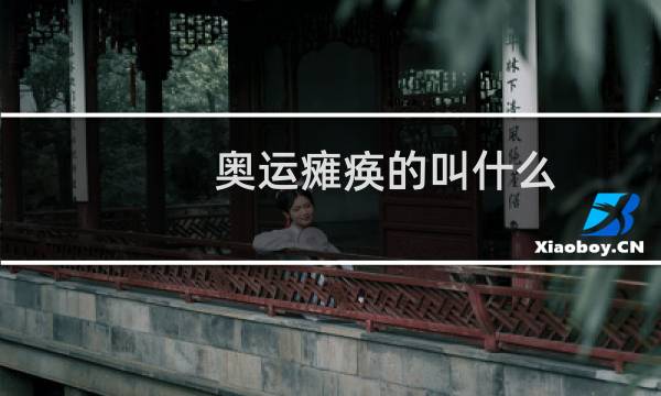 奥运瘫痪的叫什么