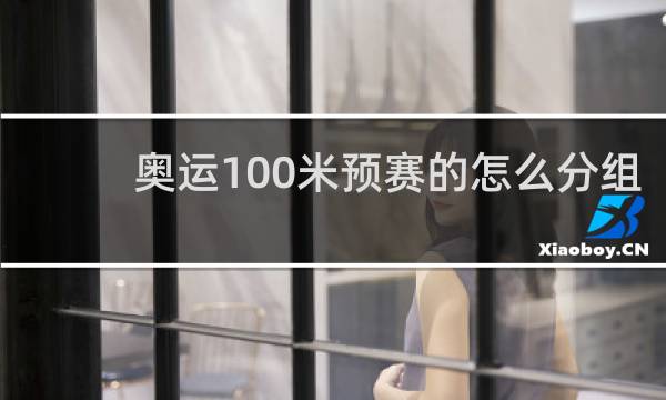 奥运100米预赛的怎么分组