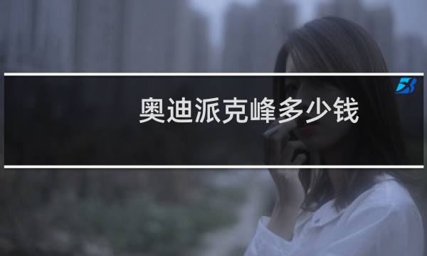 奥迪派克峰多少钱（adp）