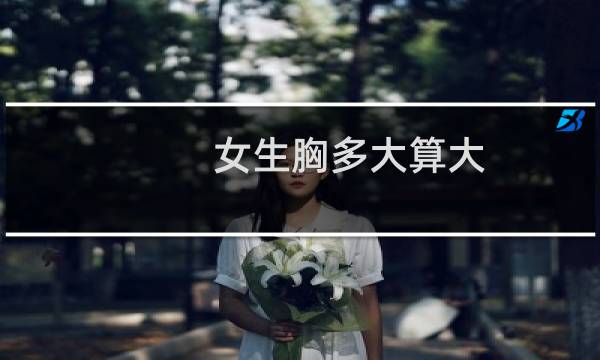 女生胸多大算大