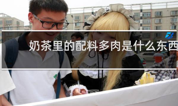 奶茶里的配料多肉是什么东西