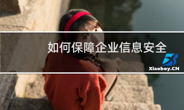 如何保障企业信息安全图片