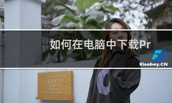 如何在电脑中下载Pr