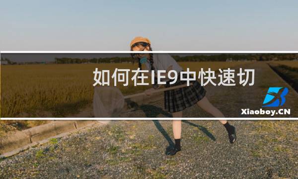 如何在IE9中快速切换到指定的选项卡页面