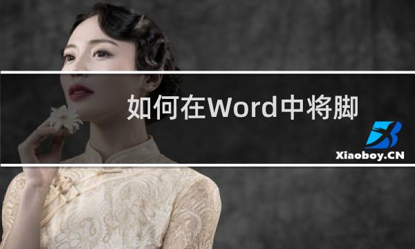 如何在Word中将脚注插入