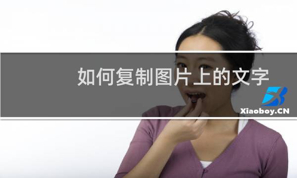 如何复制图片上的文字（手机拍照识别图片文字）