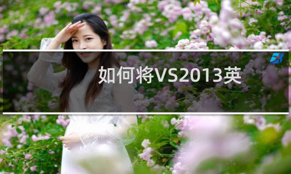 如何将VS2013英文版安装中文语言包切换到中文版