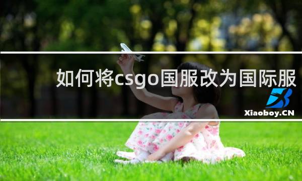 如何将csgo国服改为国际服