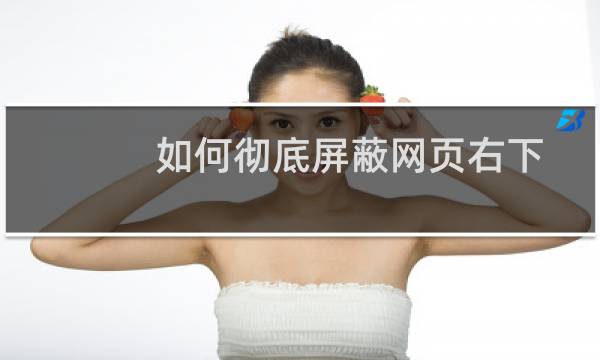 如何彻底屏蔽网页右下角的百度TV等广告窗口