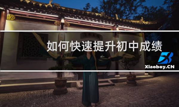 如何快速提升初中成绩