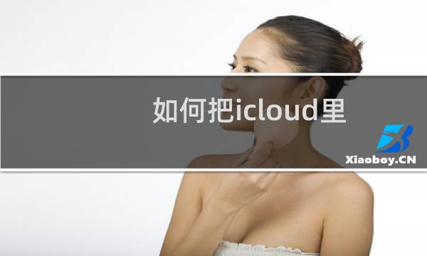如何把icloud里面的照片导出来