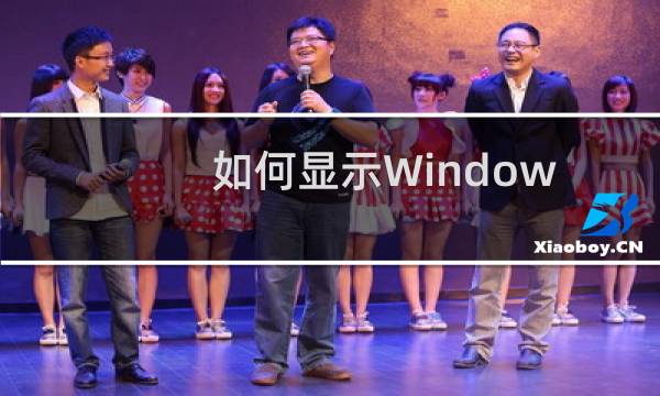 如何显示Windows（7快速启动栏）图片