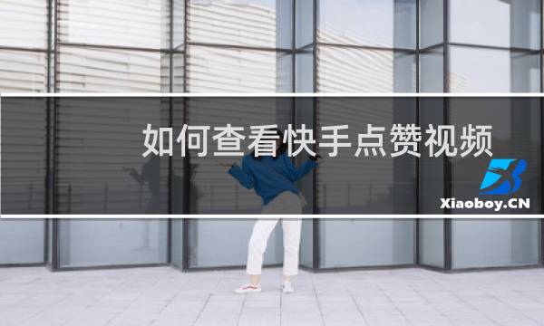 如何查看快手点赞视频