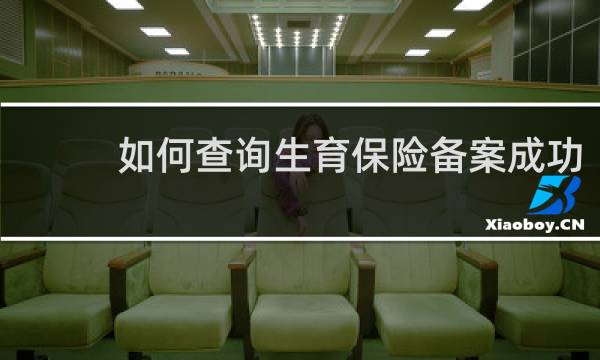 如何查询生育保险备案成功