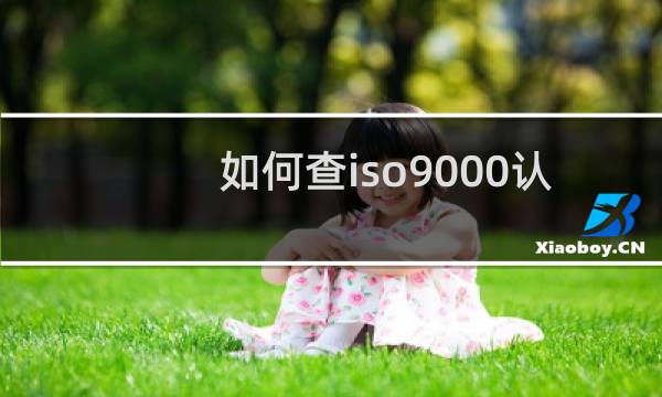 如何查iso9000认证