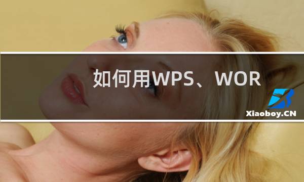 如何用WPS、WORD制作一个复杂简历表或审批表