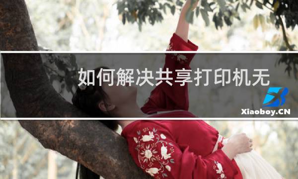 如何解决共享打印机无法连接问题