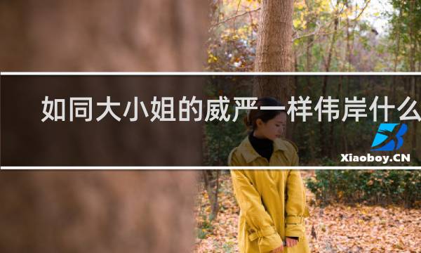 如同大小姐的威严一样伟岸什么梗？如同大小姐的威严一样伟岸是什么意思什么梗