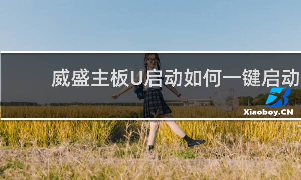 威盛主板U启动如何一键启动