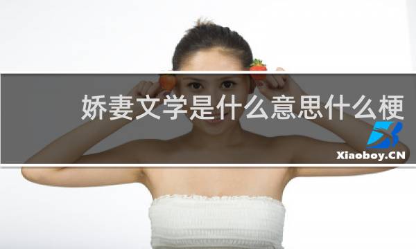 娇妻文学是什么意思什么梗