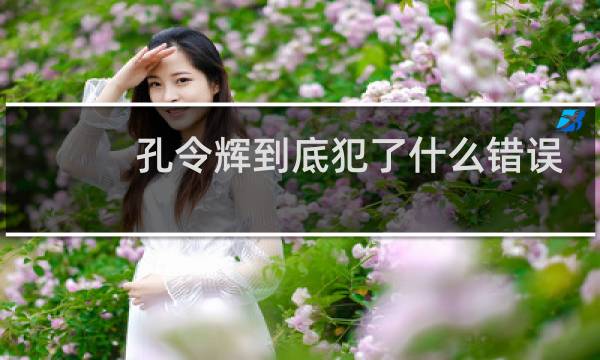 孔令辉到底犯了什么错误