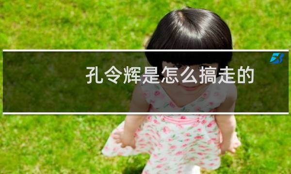 孔令辉是怎么搞走的