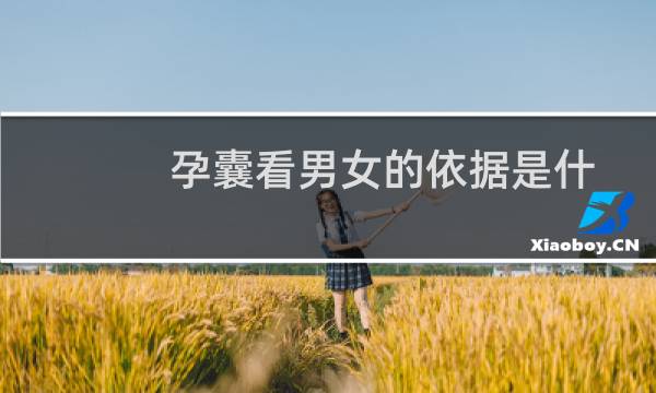 孕囊看男女的依据是什么(孕囊看男女是什么意思)