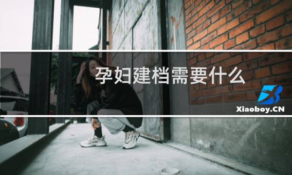 孕妇建档需要什么(孕妇建档)