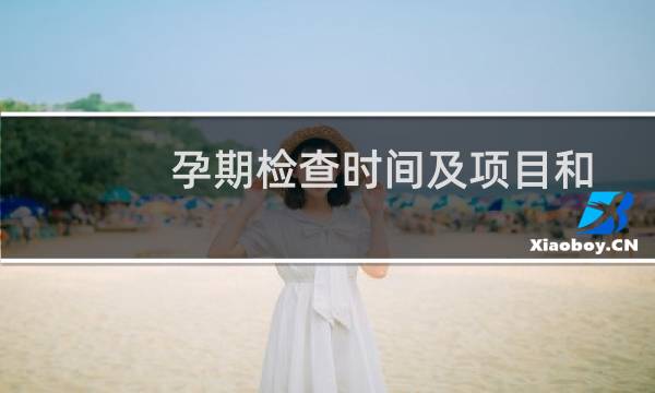 孕期检查时间及项目和注意事项（孕期检查时间）图片