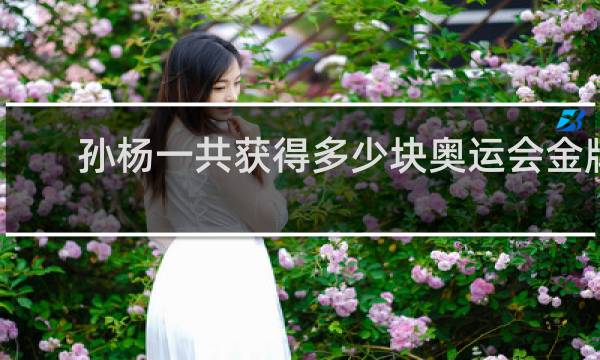 孙杨一共获得多少块奥运会金牌