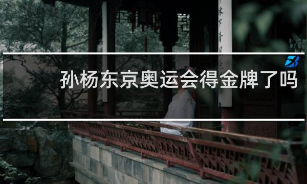 孙杨东京奥运会得金牌了吗