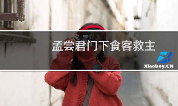 孟尝君门下食客救主图片