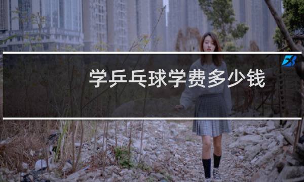 学乒乓球学费多少钱